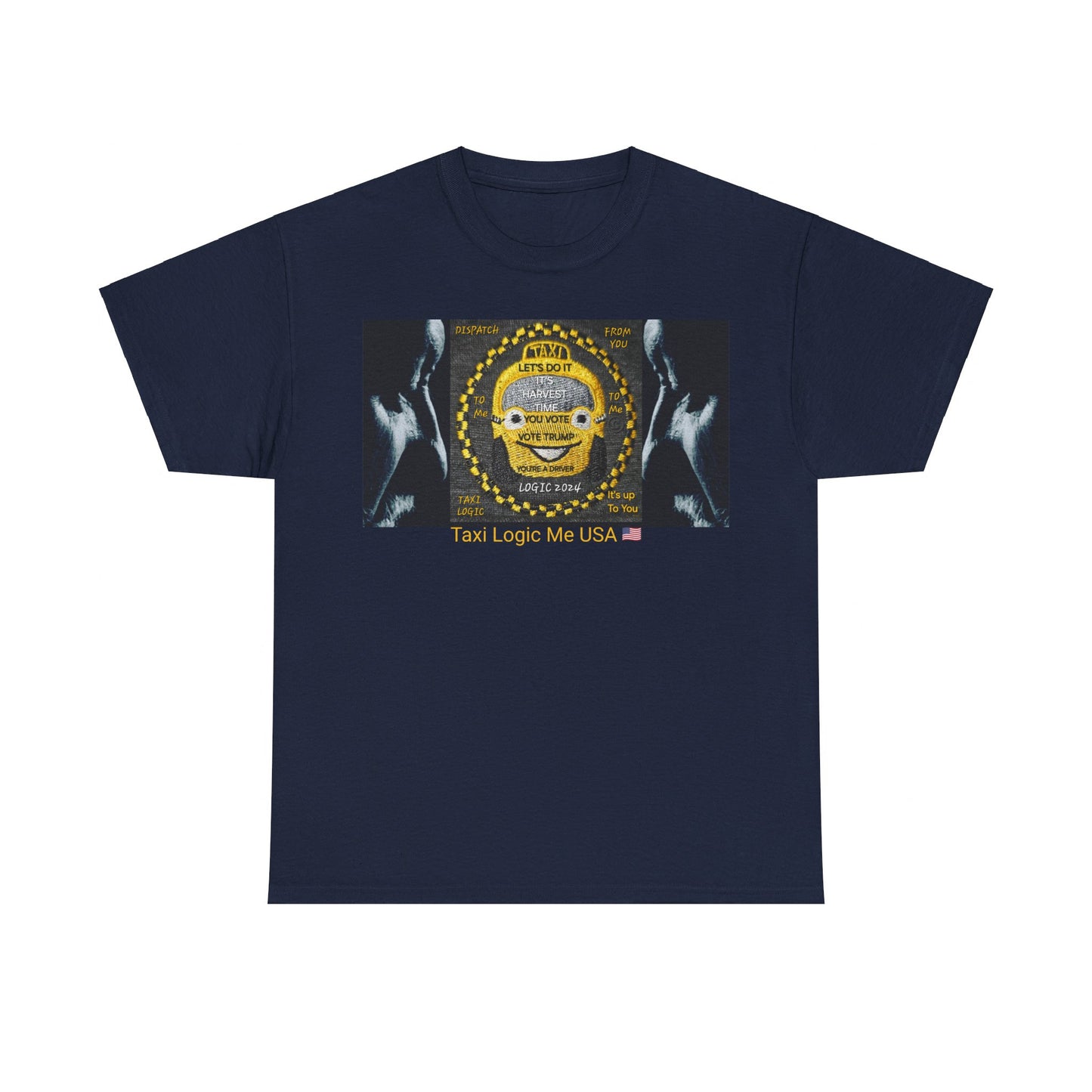 TAXI LOGIC ME USA - Unisex Heavy USA Cotton Tee