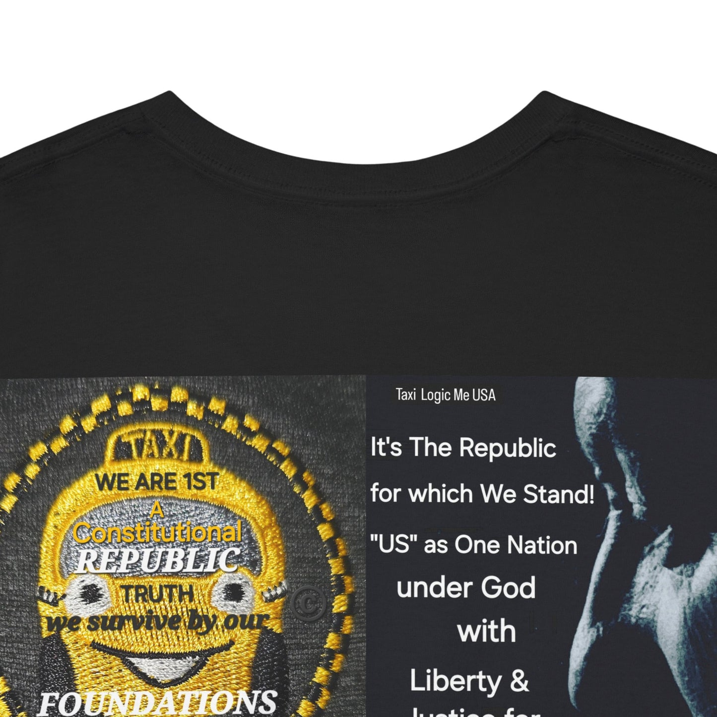 TAXI LOGIC ME USA - Unisex Heavy USA Cotton Tee
