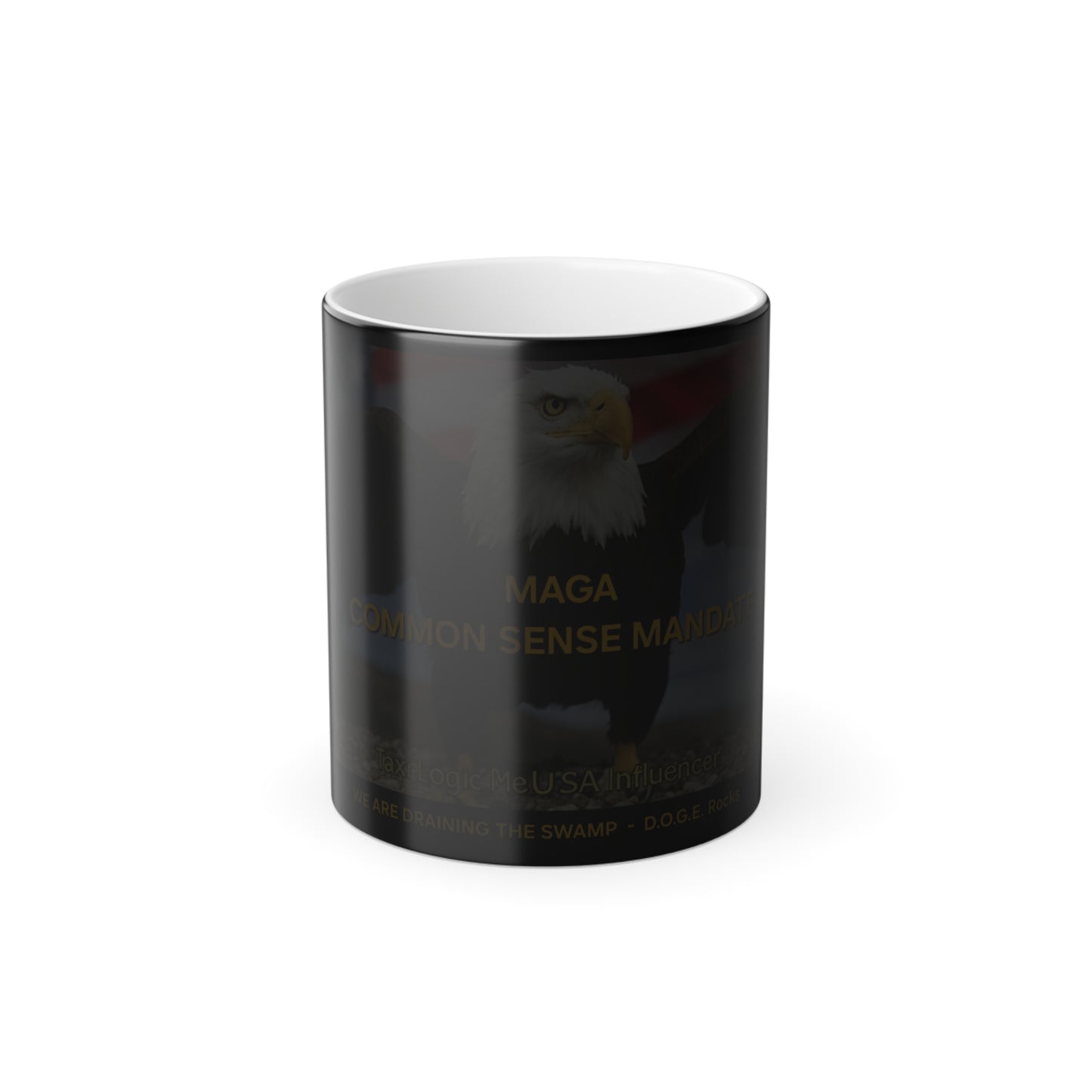 Collectable Coffee Mug - MAGA Common Sense Mandates, 2025 Collectors Series, Draining The Swamp, VOTE RED 2026 MIDTERMS CODIFY THE movement