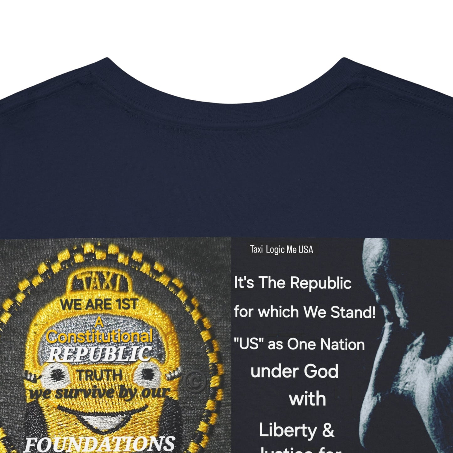 TAXI LOGIC ME USA - Unisex Heavy USA Cotton Tee
