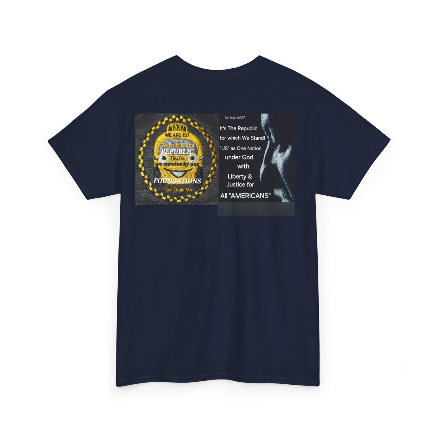 TAXI LOGIC ME USA - Unisex Heavy USA Cotton Tee