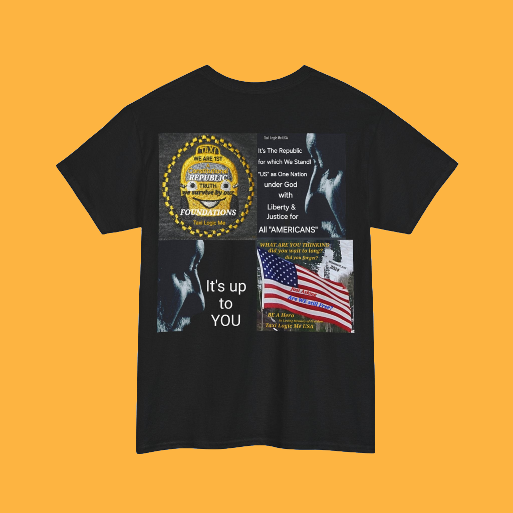 TAXI LOGIC ME USA - Unisex Heavy USA Cotton Tee